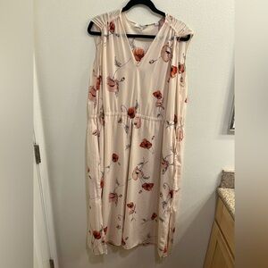 Vince MIDI Floral Dress Size XL